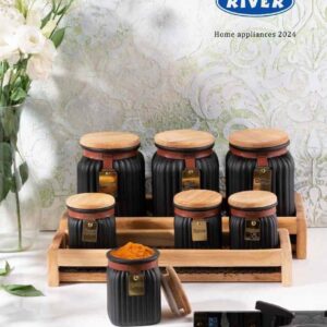 ست 7 پارچه پاسماوری درب بامبو برند ریور RIVER مدل 1003