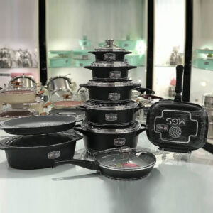 سرویس قابلمه 22 پارچه ام جی اس MGS مدل کف رینگیIC2216