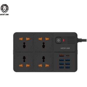 چند راهی هوشمند و شارژر گرین لاین Green Lion Power Socket 7 USB-A Port & 1 PD Port 3250W