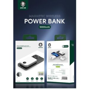 پاوربانک مگ سیف موناکو گرین Green monaco magsafe powerbank 10000mAh