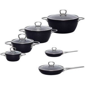 سرویس قابلمه 12 پارچه فورج ام جی اس MGS یراق استیل