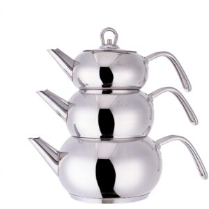 ست کتری قوری تری دی (سه تکه) کاراجا مدل 153.03.07.4256 ا Karaca-three-piece-kettle-set