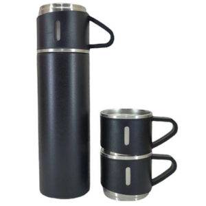 فلاسک 3 کاپ FLASK SET 500 ML – VACUUM BOTTLE