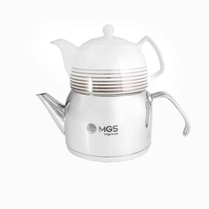 کتری و قوری لوله دار ام جی اس ا قوری چینی مدل MGS – k4109