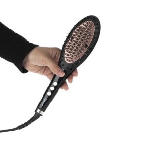 برس حرارتی سرامیک کویین مدل HB048 ا Queen HB048 Hair Straightening Heating Brush